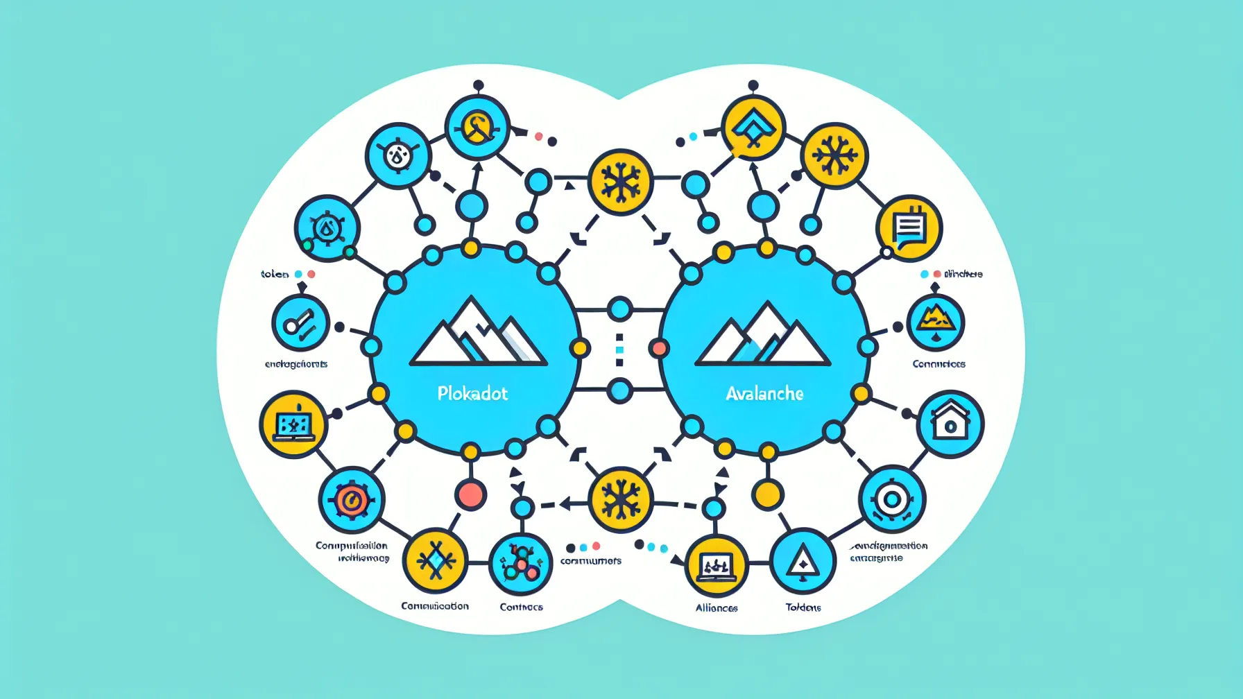 Polkadot and Avalanche ecosystems connected by bridges
